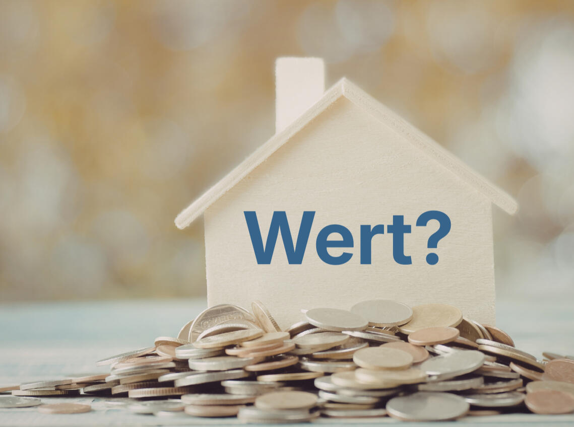 Hausverkauf_immowert24 Haus mit Münzen Wert?
